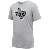 Unisex Stadium Essentials Gray San Antonio Spurs Primary Logo T-Shirt