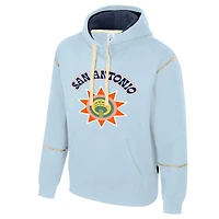 Unisex Stadium Essentials Light Blue San Antonio Spurs 2024/25 City Edition Monument Pullover Hoodie