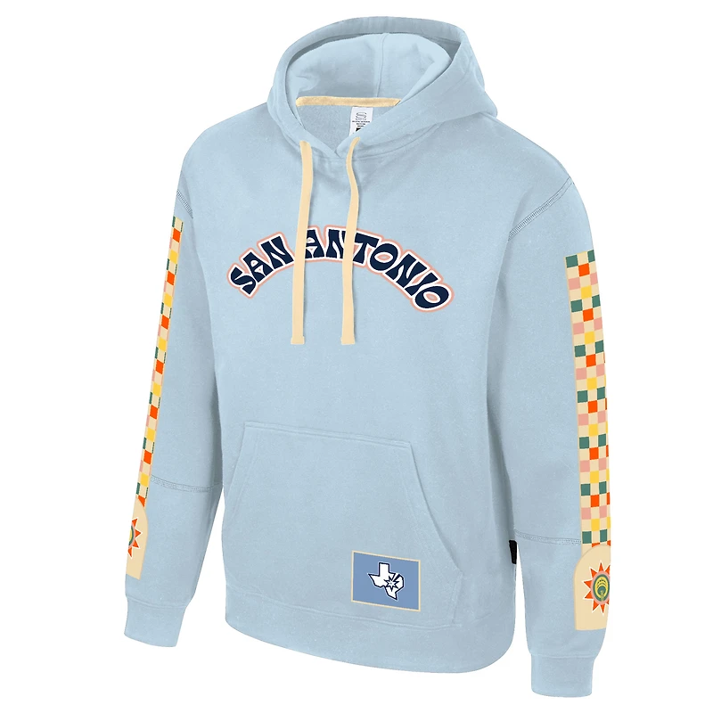 Sweat à capuche unisexe Stadium Essentials bleu clair San Antonio Spurs 2024/25 City Edition Star