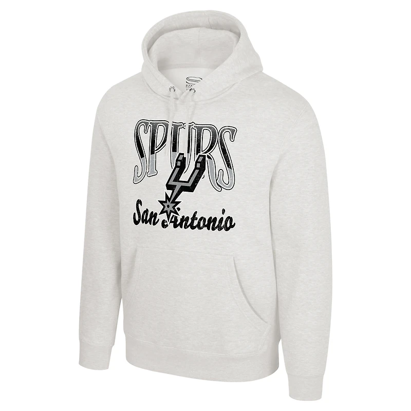 Unisex Stadium Essentials  Oatmeal San Antonio Spurs Sky High Hoodie