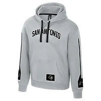 Unisex Stadium Essentials Silver San Antonio Spurs City Star Hoodie