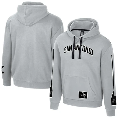 Unisex Stadium Essentials Silver San Antonio Spurs City Star Hoodie