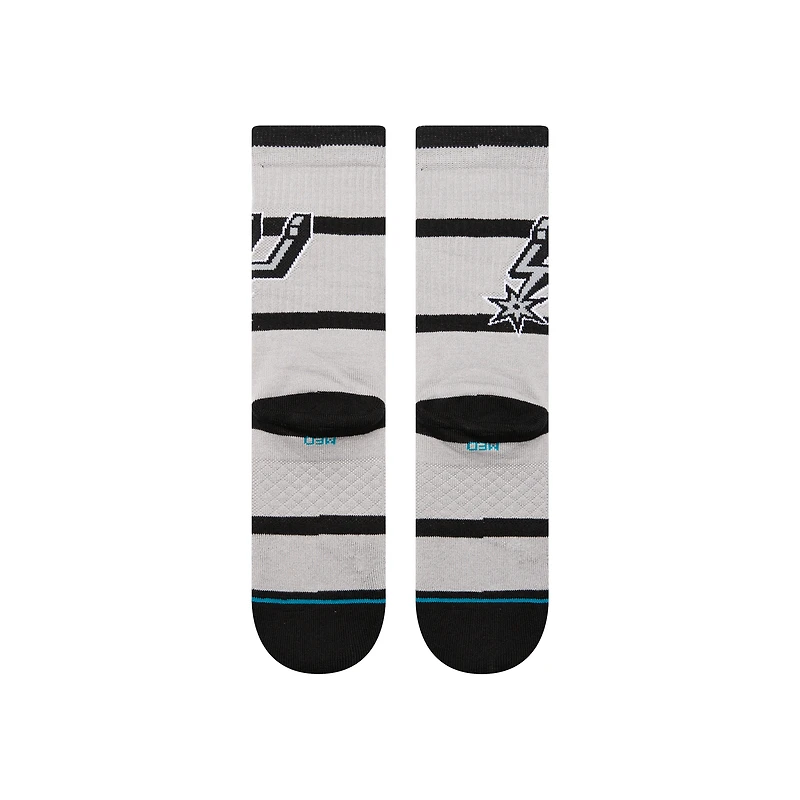 Chaussettes unisexes Stance San Antonio Spurs Prep Stripe Crew