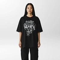 Unisex The Wild Collective  Black San Antonio Spurs Graffiti T-Shirt