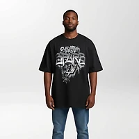 T-shirt unisexe The Wild Collective Black San Antonio Spurs Graffiti