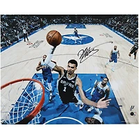 Victor Wembanyama San Antonio Spurs Autographed 16" x 20" Dunk Photograph vs. Minnesota Timberwolves