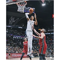 Victor Wembanyama San Antonio Spurs Autographed 16" x 20" Dunk Vs. Miami Heat Photograph 