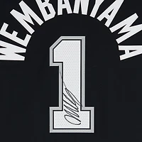 Victor Wembanyama San Antonio Spurs Autographed Black Nike Icon Edition Authentic Jersey 