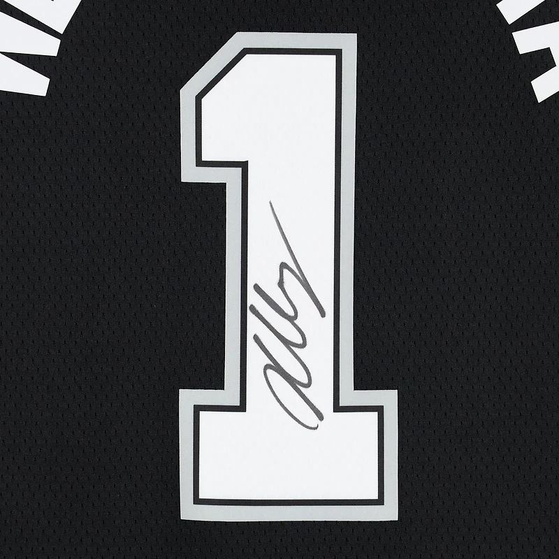 Maillot Nike Icon Swingman dédicacé par Victor Wembanyama des San Antonio Spurs