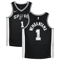 Maillot Nike Icon Swingman dédicacé par Victor Wembanyama des San Antonio Spurs