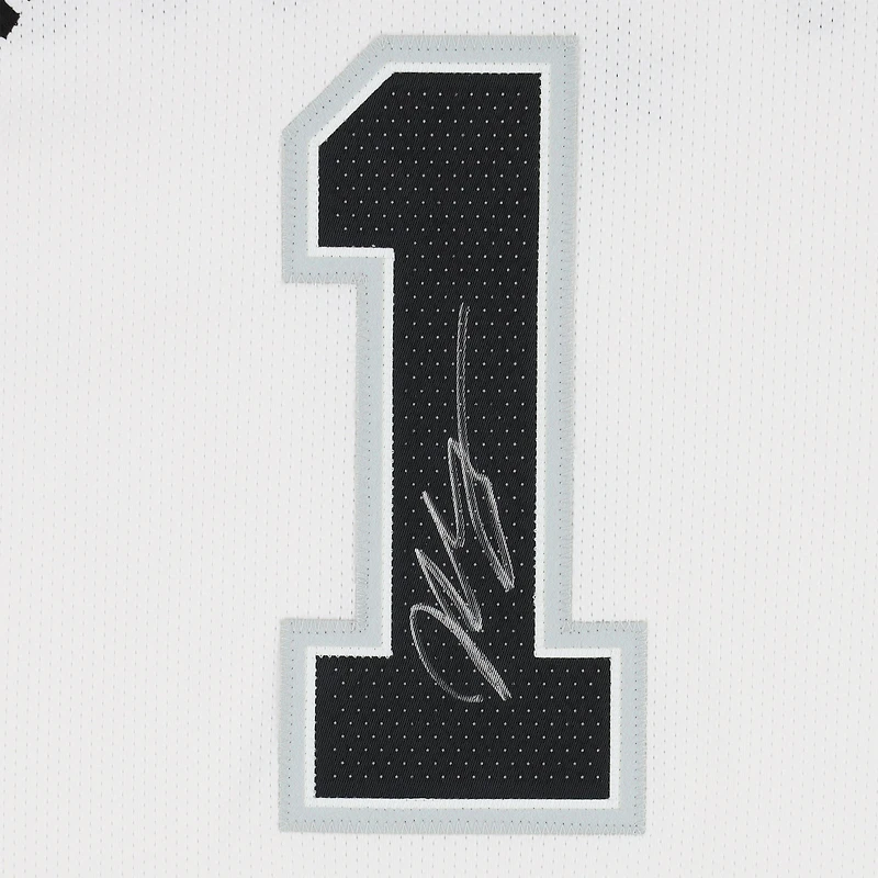 Victor Wembanyama San Antonio Spurs Autographed Nike White Association Edition Authentic Jersey with Sponsor Patch