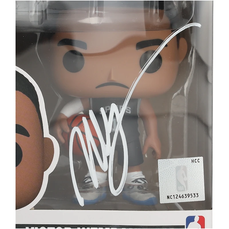 Figurine Funko POP! autographiée n° 174 des San Antonio Spurs de Victor Wembanyama