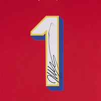 Maillot Nike rouge Swingman dédicacé par Victor Wembanyama des San Antonio Spurs lors du match des étoiles de la NBA 2025