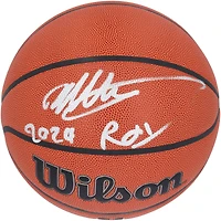 Victor Wembanyama San Antonio Spurs Autographed Wilson Authentic Series Indoor/Outdoor Basketball with "2024 ROY" Inscription 