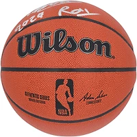 Victor Wembanyama San Antonio Spurs Autographed Wilson Authentic Series Indoor/Outdoor Basketball with "2024 ROY" Inscription 