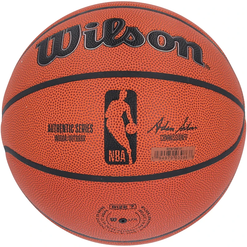 Victor Wembanyama San Antonio Spurs Autographed Wilson Authentic Series Indoor/Outdoor Basketball with "2024 ROY" Inscription 