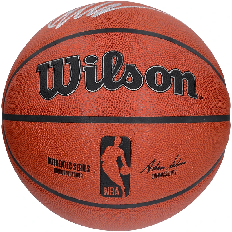 Victor Wembanyama San Antonio Spurs Autographed Wilson Authentic Series Indoor/Outdoor Basketball