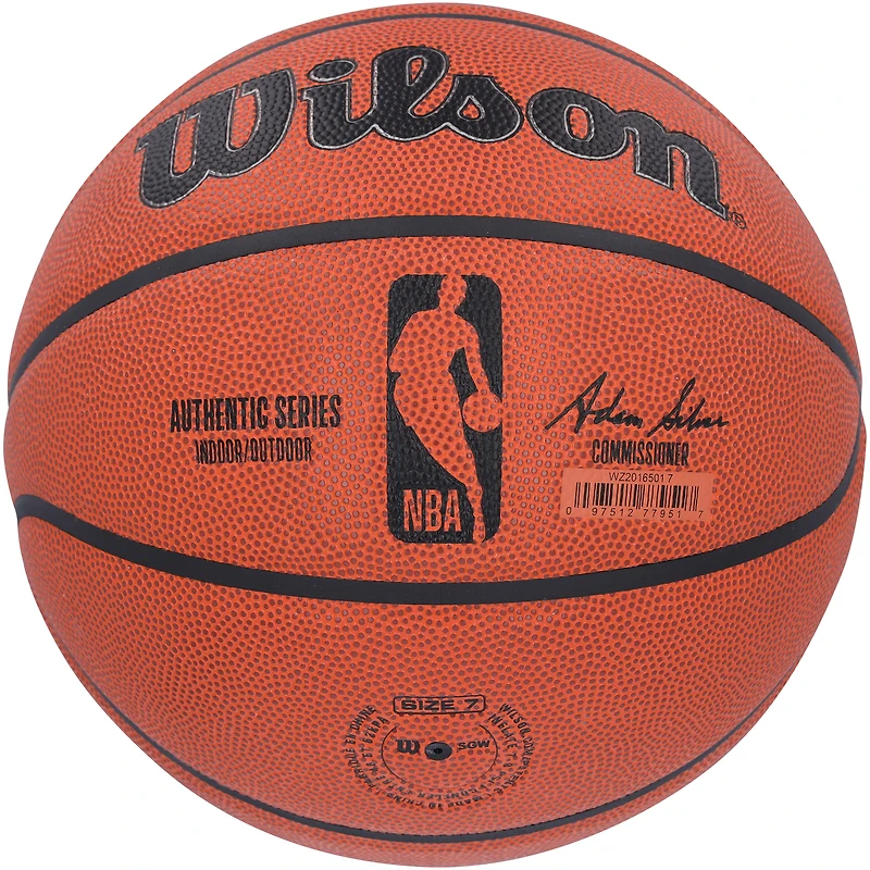 Victor Wembanyama San Antonio Spurs Autographed Wilson Indoor/Outdoor Basketball with Alien Drawing 