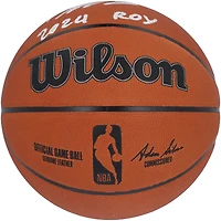 V106832 SPURS Victor Wembanyama Ballon de basket officiel dédicacé Wilson des San Antonio Spurs avec inscription « 2024 ROY » Victor Wembanyama AUT BASKETBALL 45397 AUTBALBSK BKLLWE0104 #1