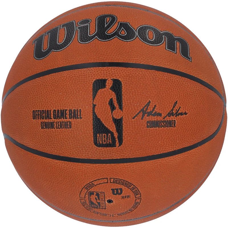 V106832 SPURS Victor Wembanyama Ballon de basket officiel dédicacé Wilson des San Antonio Spurs avec inscription « 2024 ROY » Victor Wembanyama AUT BASKETBALL 45397 AUTBALBSK BKLLWE0104 #1