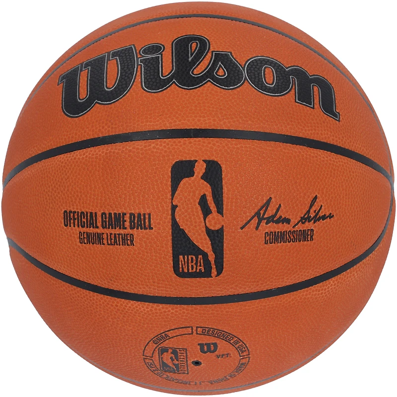 Ballon de basket officiel Wilson autographié par Victor Wembanyama des San Antonio Spurs avec l'inscription « The Alien »