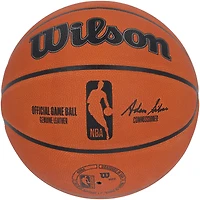 Ballon de basket officiel Wilson autographié par Victor Wembanyama des San Antonio Spurs avec l'inscription « The Alien »