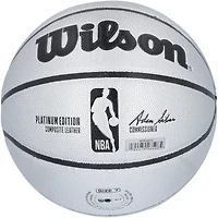 Victor Wembanyama San Antonio Spurs Autographed Wilson Platinum Edition Basketball