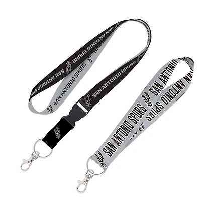 WinCraft San Antonio Spurs Lot de 2 cordons avec boucle amovible et sangle pour clés