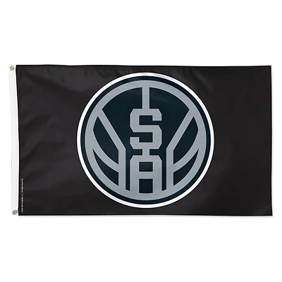 WinCraft San Antonio Spurs 3' x 5' Single-Sided Deluxe Secondary Team Logo Flag