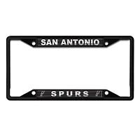 Cadre de plaque d'immatriculation couleur chrome WinCraft San Antonio Spurs