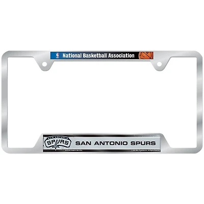 WinCraft  San Antonio Spurs Chrome Plated Metal License Plate Frame