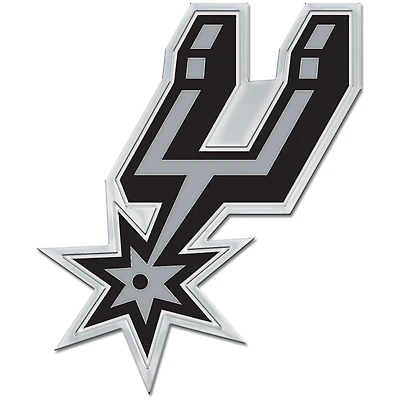 WinCraft San Antonio Spurs Colored Chrome Auto Emblem