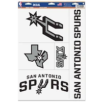 WinCraft San Antonio Spurs Primary 11'' x 17'' Multi-Use Decal Sheet