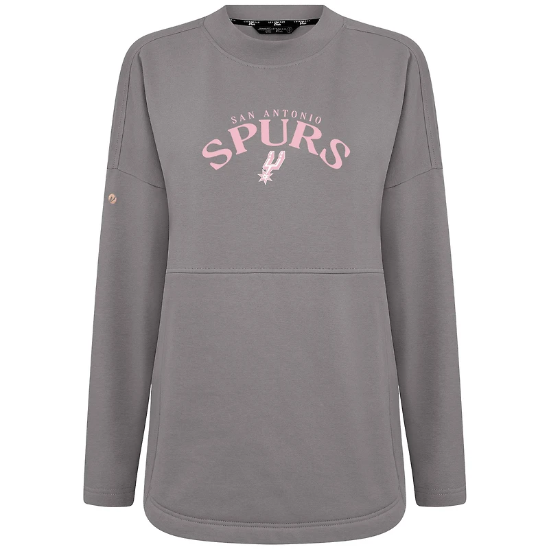 Sweat-shirt à enfiler Beaudry gris pour femme, motif fête des mères, San Antonio Spurs