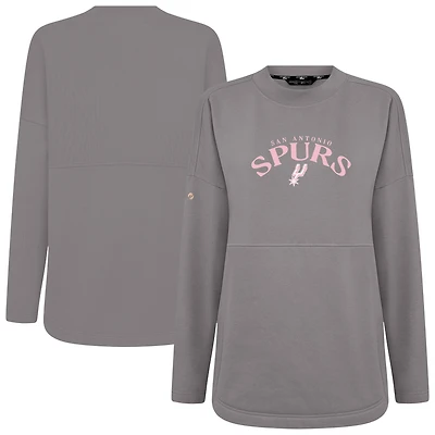 Sweat-shirt à enfiler Beaudry gris pour femme, motif fête des mères, San Antonio Spurs