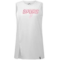Women's Levelwear  White San Antonio Spurs Mother's Day Influx Floral Tank Top