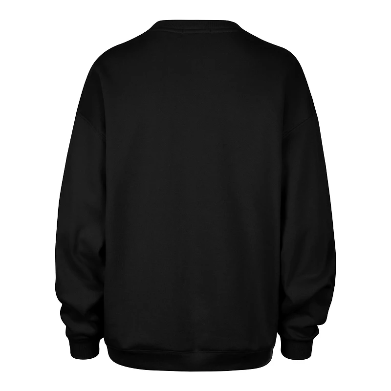 Sweat-shirt oversize noir à imprimé San Antonio Spurs pour femme, numéro 47