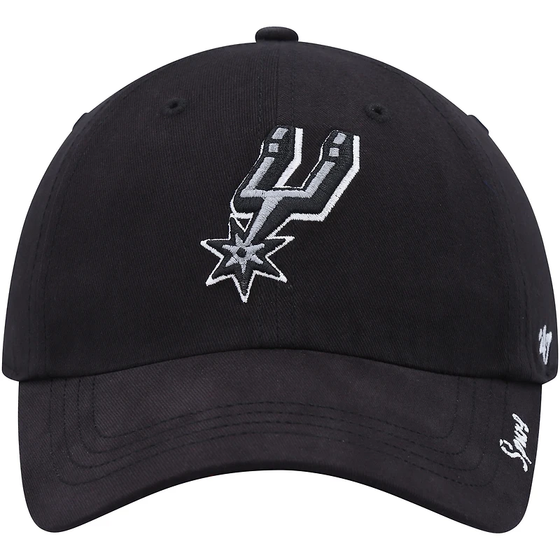 Casquette réglable '47 San Antonio Spurs Miata Clean Up noire pour femme