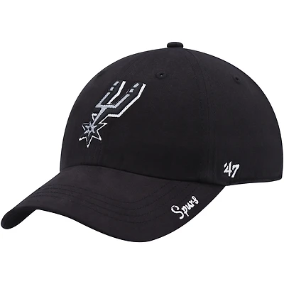 Casquette réglable '47 San Antonio Spurs Miata Clean Up noire pour femme