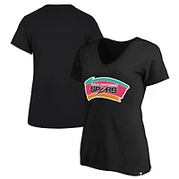 Women's '47 White San Antonio Spurs Plus Frankie V-Neck T-Shirt