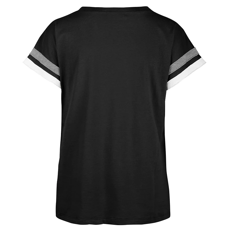 Women's '47  Black San Antonio Spurs Premier Skylar T-Shirt