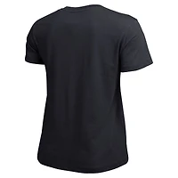 T-shirt de basketball noir Champion San Antonio Spurs pour femmes
