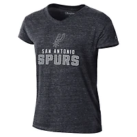 Women's Champion  Black San Antonio Spurs Team Tri-Blend V-Neck T-Shirt
