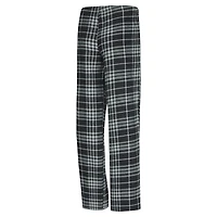Women's Concepts Sport  Black/Gray San Antonio Spurs Vector Top & Flannel Pants Sleep Set