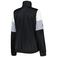 Women's G-III 4Her by Carl Banks Black San Antonio Spurs Change Up Full-Zip Track Jacket