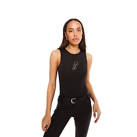 Body gainant sculptant noir San Antonio Spurs pour femmes de la marque Hype and Vice