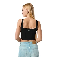 Women's Hype and Vice  Black San Antonio Spurs Knit Corset
