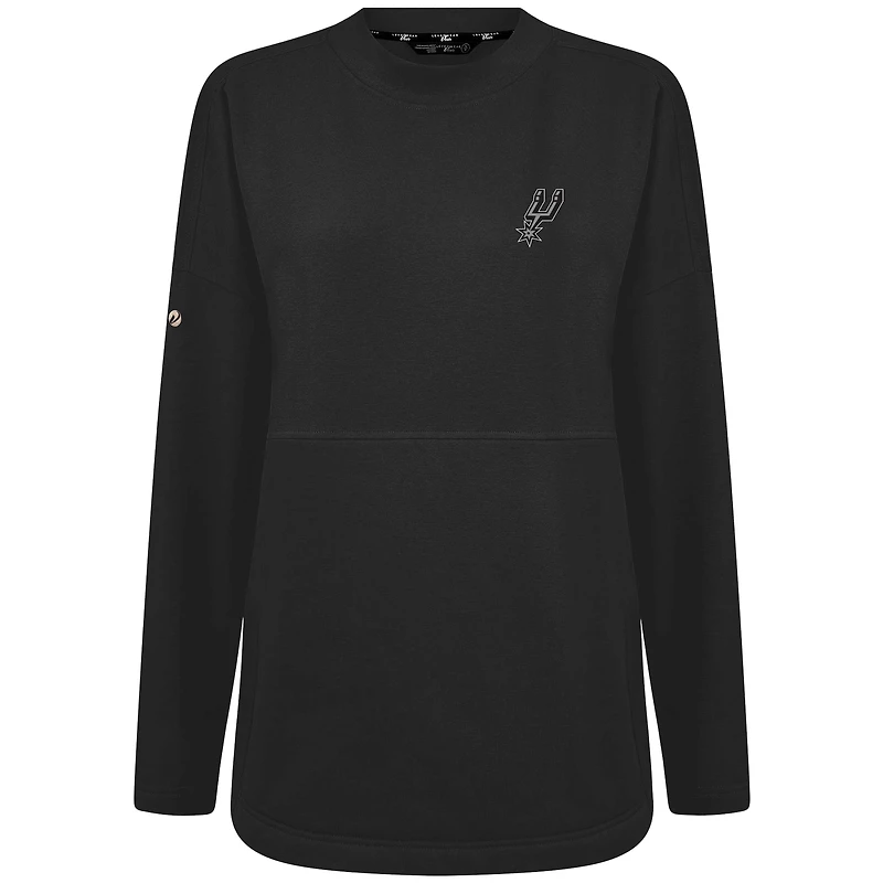 Sweat-shirt à capuche noir Levelwear pour femme des San Antonio Spurs Beaudry