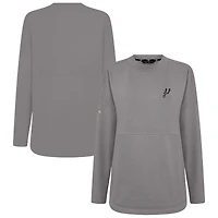 Women's Levelwear Gray San Antonio Spurs Beaudry Pullover Sweatshirt