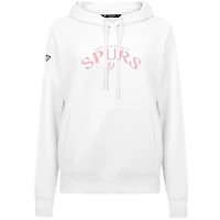 Sweat à capuche blanc Levelwear pour femme, motif « Fête des Mères » San Antonio Spurs, arqué